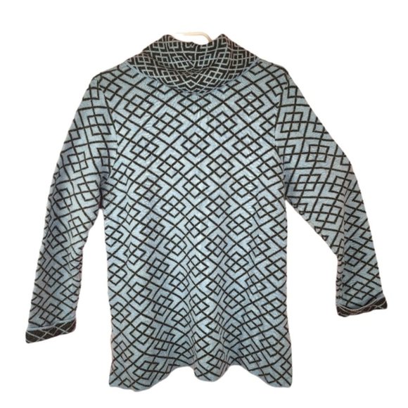 Laura Petites cowl neck turtleneck sweater size L - Picture 2 of 7